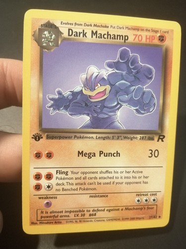 Pokemon dark machamp tr - pokemon,