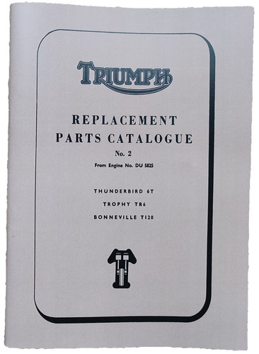 Libretto ricambi triumph 650 - triumph,