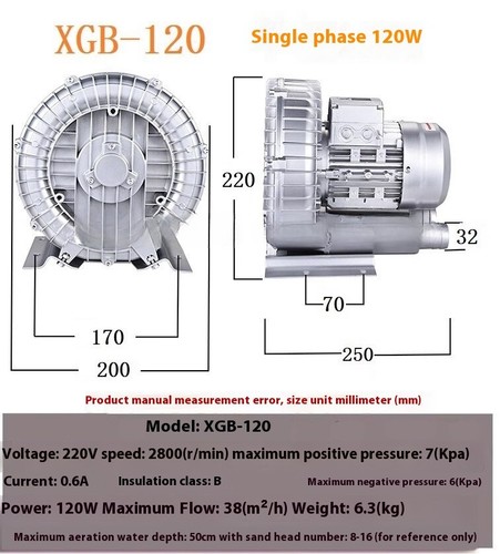 Xgb soffiatore vortice - soffiatore, alta