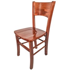 Sedia Lucy massello noce