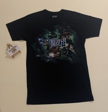 Camicia nera Blizz Con 2015 Blizzard (M) gioco artistico esclusivo UNISEX ANAHEIM RARA