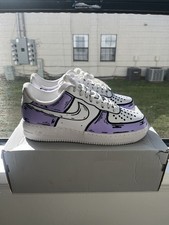 Lilac Cartoon Air Force 1