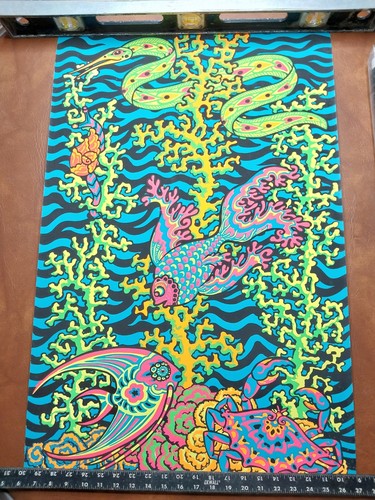Poster vintage coral reef - vintage,