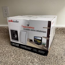 Coppia diffusori Polk Audio OWM3 da parete/libreria testati funzionanti con supporti