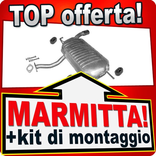 Silenziatore posteriore per - silenziatore,