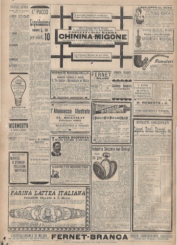 Stampa antica pubblicita - stampa,