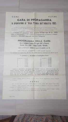 Manifesto gara tiro - gara, al