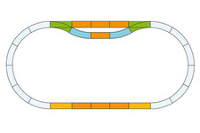 Piko 35300 set binari - di, per