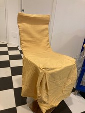 Coprisedia Universale giallo, cotone con imbottitura