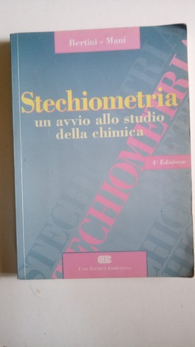 Stechiometria avvio allo - stechiometria, un