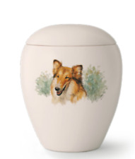 Urna per animali in ceramica con varie razze di cani di taglia media 1,5 Ltr.