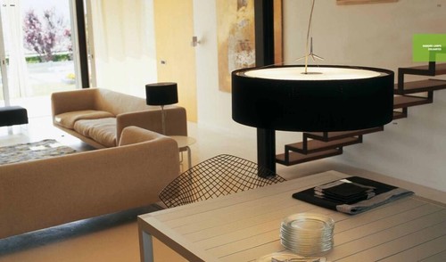 Lampadario vibia plis col - lampadario,