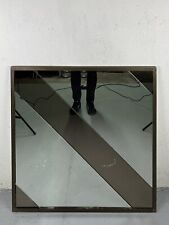 Specchio parete ottone fumè