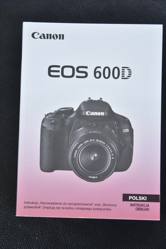 Original user manual for canon - manual,