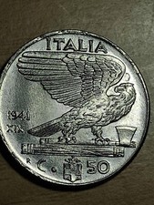 50 CENTESIMI 1941 XlX  IMPERO