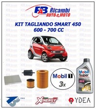 KIT TAGLIANDO SMART 450 (600cc - 700cc) (BENZINA) 4 FILTRI + 3 OLIO MOBIL 10W40