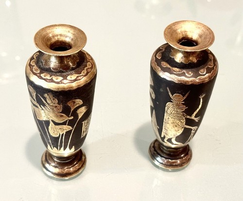 Antica coppia vasi oro
