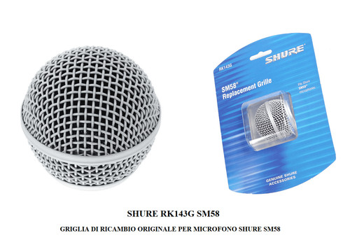 Shure rk143g sm58 griglia - shure,