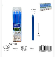 SET 36 PZ CANDELE LUNGHE