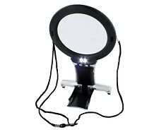 Lente d'ingrandimento 6X grande lampada LED Lente gigante lettura a mani libere