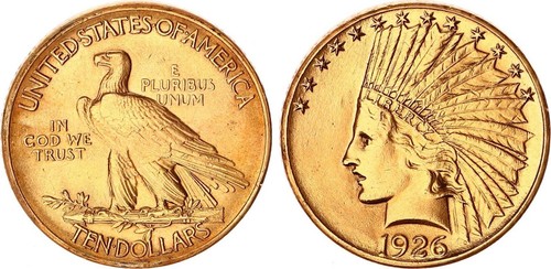 Usa dollari oro 1926 - 10,