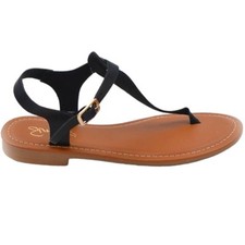 Sandalo basso nero infradito