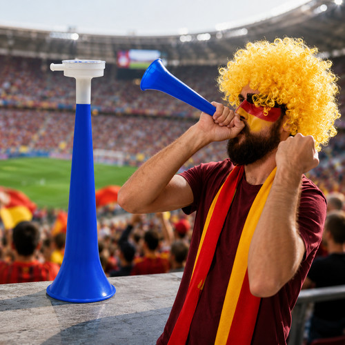 Vuvuzela football plastique - vuvuzela,