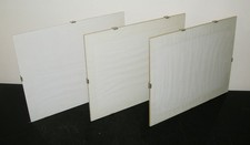 lotto 3 cornici a giorno in vetro  cm 21x30