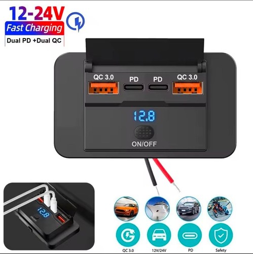 Presa tripla usb pannello - da,