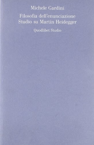 Filosofia dell enunciazione - dell,