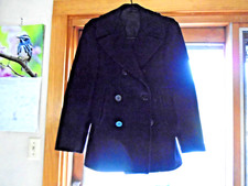 Cappotto lana pea vintage blu