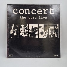 LP The Cure Live Concert Cover VG 823 682-1 France 1984 Vinile Vinyl Rock