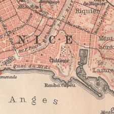 FRENCH RIVIERA map 1914