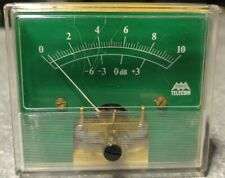 STRUMENTO S METER VU METER POWER TEKO TELECOM 100uA 70X60 CON CORNICE