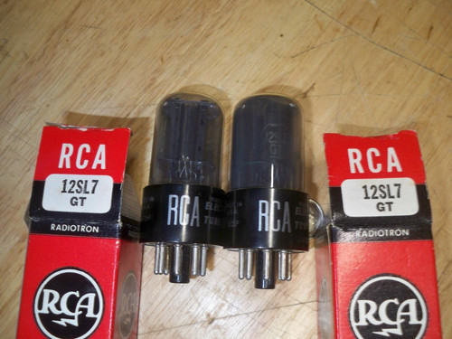 Coppia tubi rca 12sl7gt - coppia,