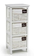 Cassettiera cassetti vimini - cassettiera,
