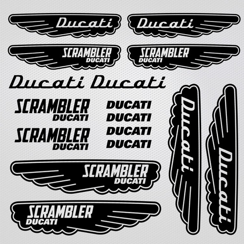 Ducati scrambler decal ali - scrambler,