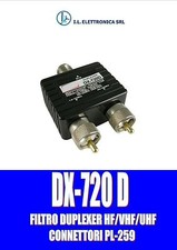 FILTRO DUPLEXER HF/VHF/UHF DX-720D CON CONNETTORI PL-259  874011