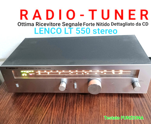 Radio lenco 550 tuner - radio,