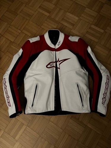 Giacca moto pelle alpine star - giacca,