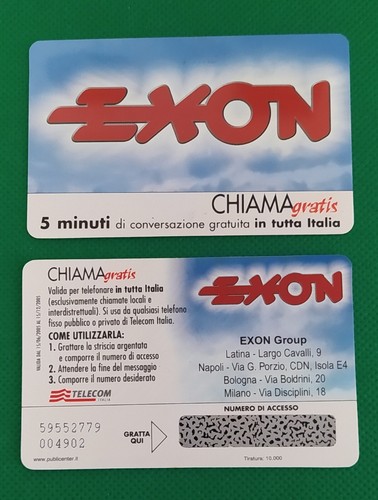 Scheda telefonica nuova tipo