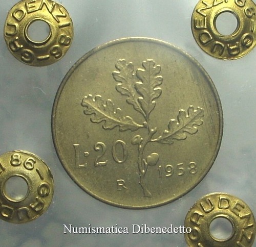Repubblica italiana 20 lire - italiana,
