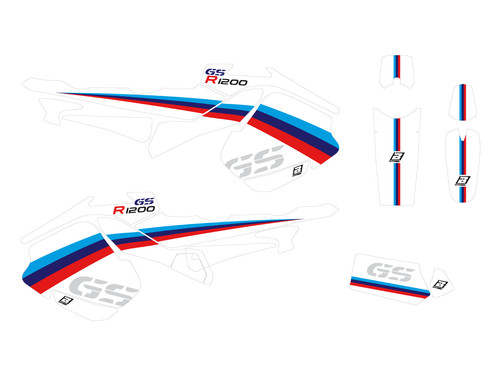 Kit adesivi grafiche - bmw, r1200
