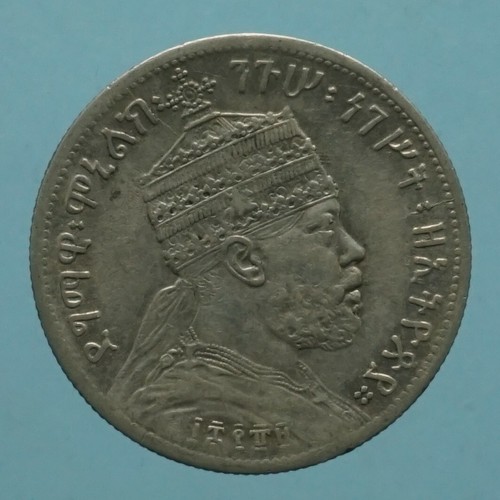 Etiopia menelik 4 birr - etiopia, ii