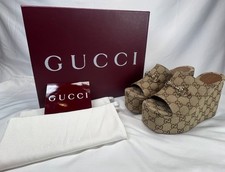 Gucci GG Canvas Platform Slide