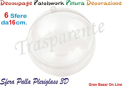 Natale sfera palla plexiglass - natale,