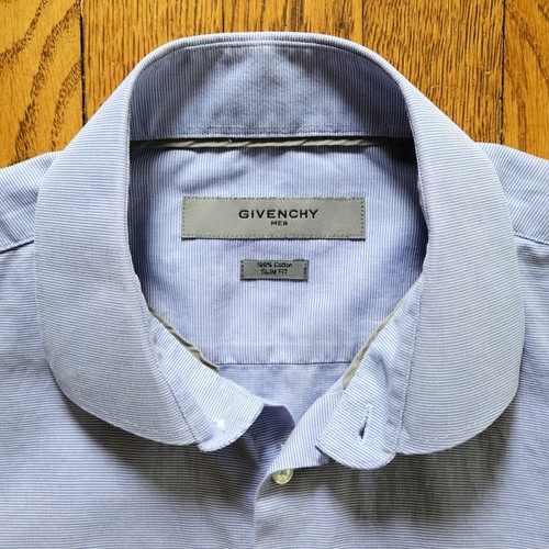 Givenchy camicia blu check - camicia,