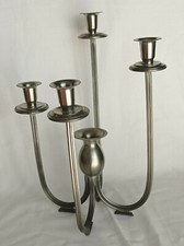 Candelabro , peltro 95% , h