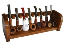 Porta pipe da tavolo in legno