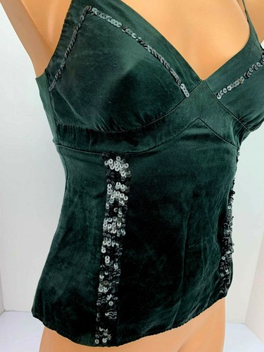 Guess cami nero paillettes - cami,